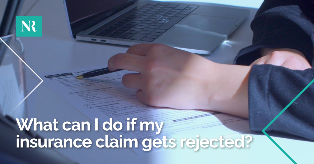 An expert with an overview of a document for approval. With the words, What Can I Do if My Insurance Claim Gets Rejected.